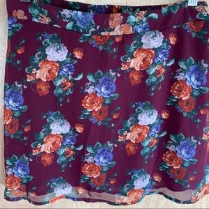 Tobi Floral Skirt